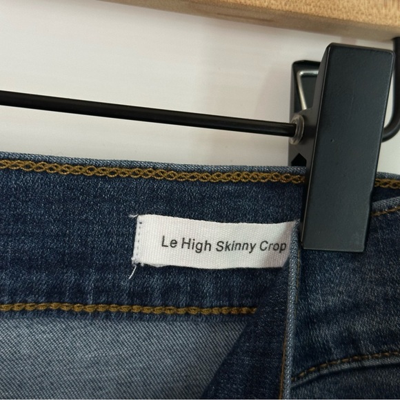 Frame Denim Le High Skinny Crop Size‎ 31 Dark Wash High Wasited - Picture 4 of 6